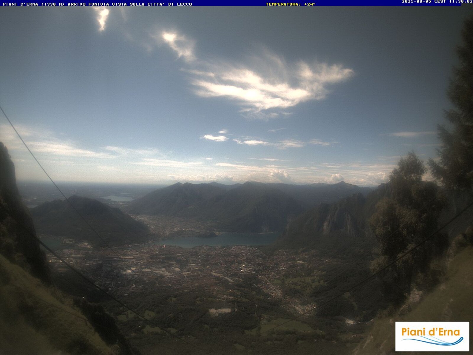 Piani d'Erna: Vista su Lecco