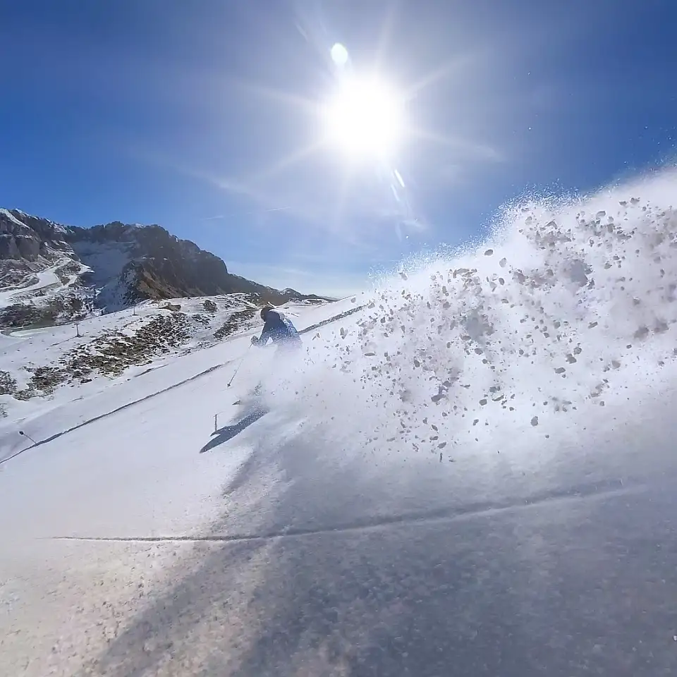 Piani di Bobbio<br>skilifts and slopes situation.